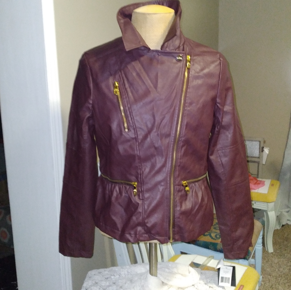 Steve Madden Leather(Faux) Jacket